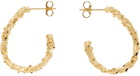 Veneda Carter Gold VC003 Medium Open Hoop Earrings