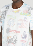 Guess USA - All Over Print T-Shirt in White