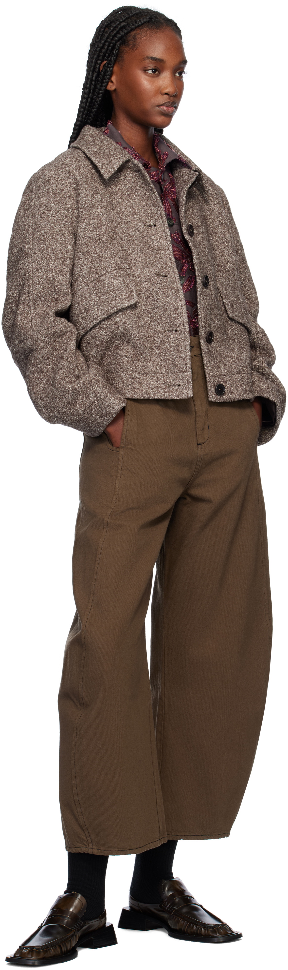 Henrik Vibskov Taupe Dusk Wool Blazer