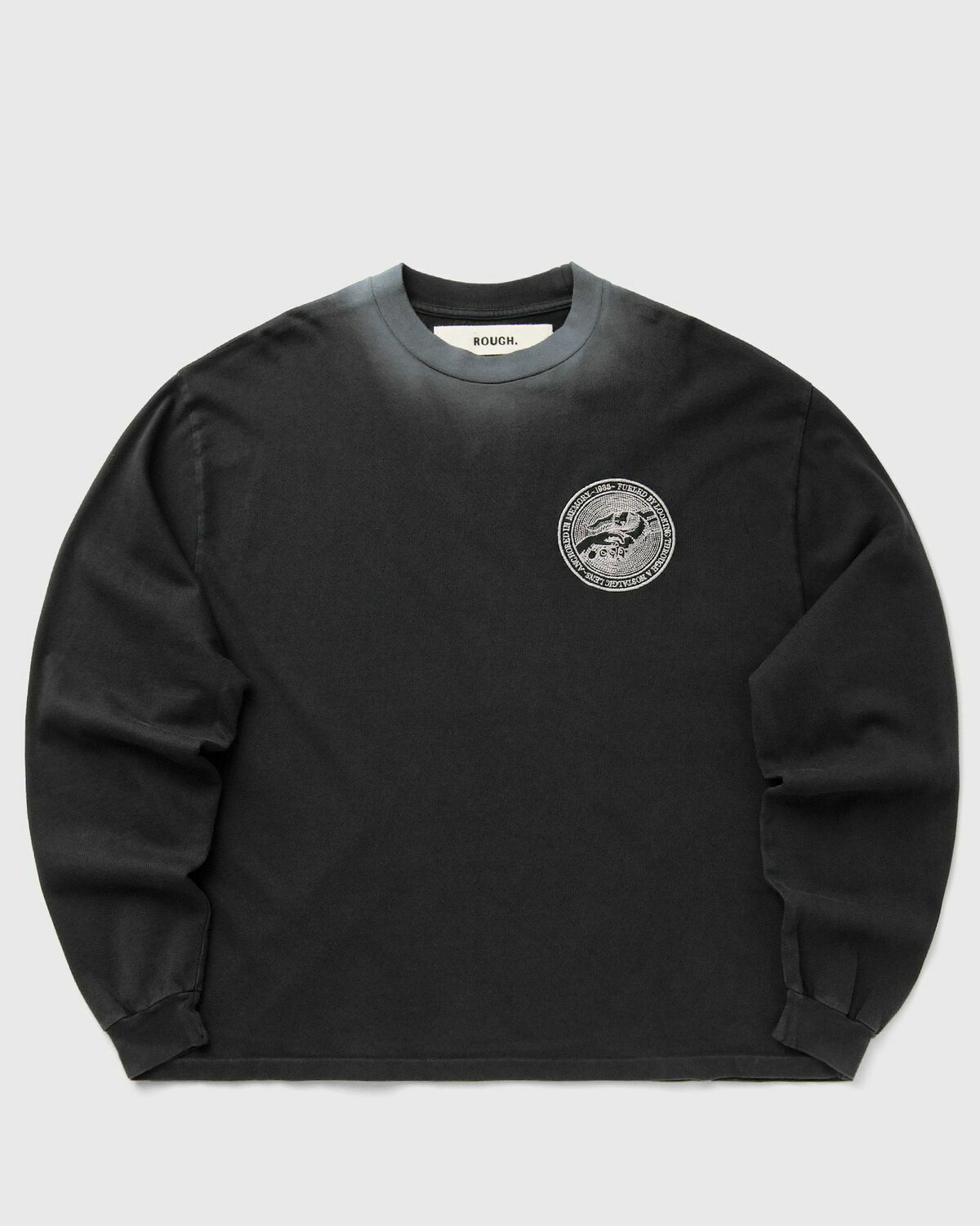Rough. BOND EMBLEM LONGSLEEVE Black Mens Longsleefe