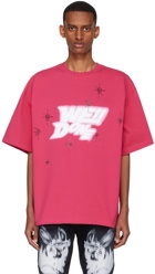 We11done Pink Cotton T-Shirt