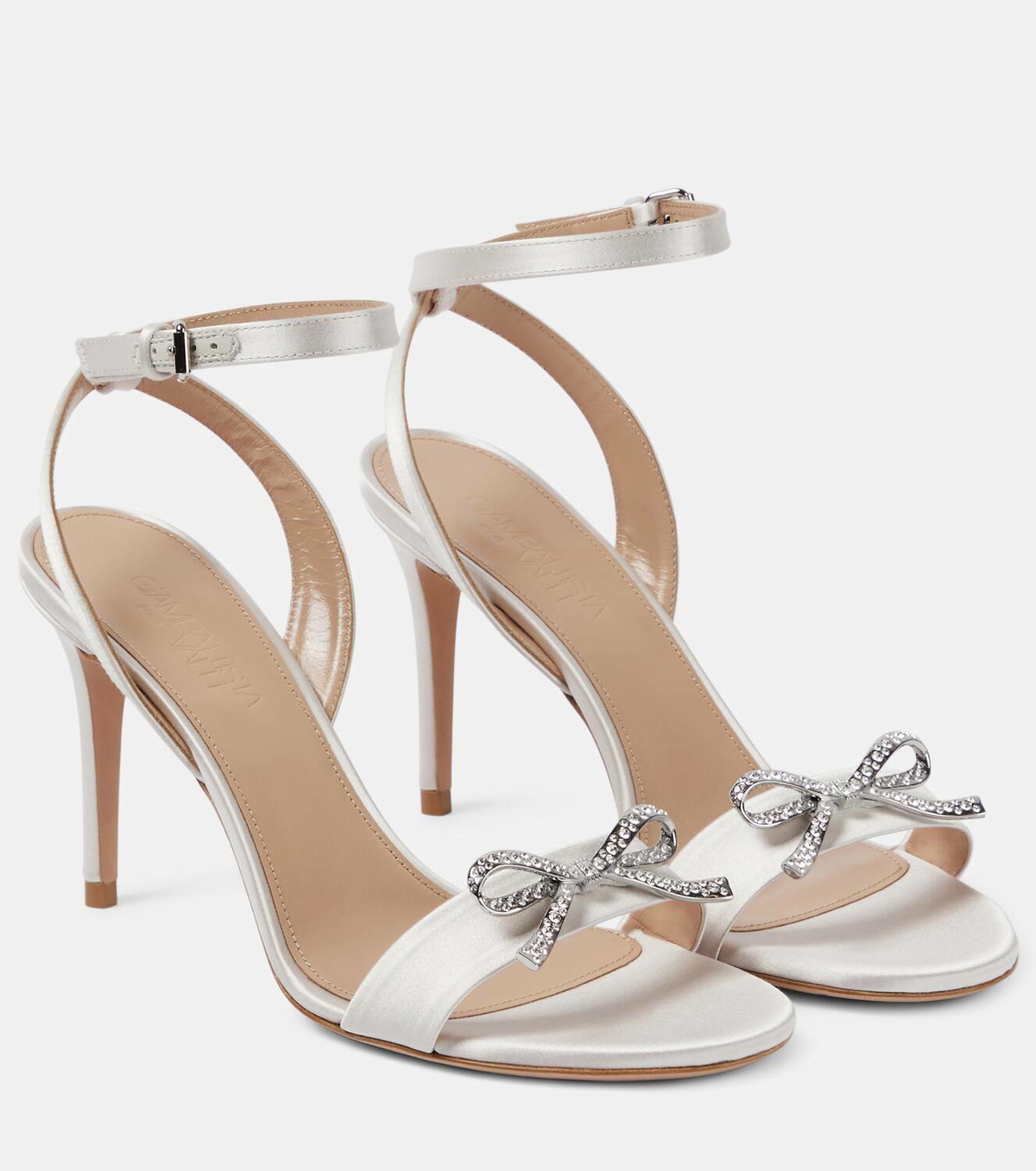 Giambattista Valli Embellished satin sandals