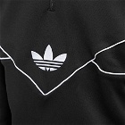 Adidas Men's Classic Half Zip Crew Sweat in Black/White