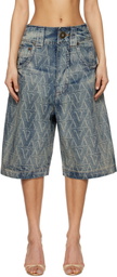 VAQUERA Blue Baby Denim Shorts
