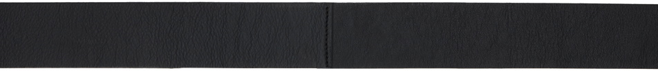 Mowalola Black Sweat Buckle Belt Mowalola