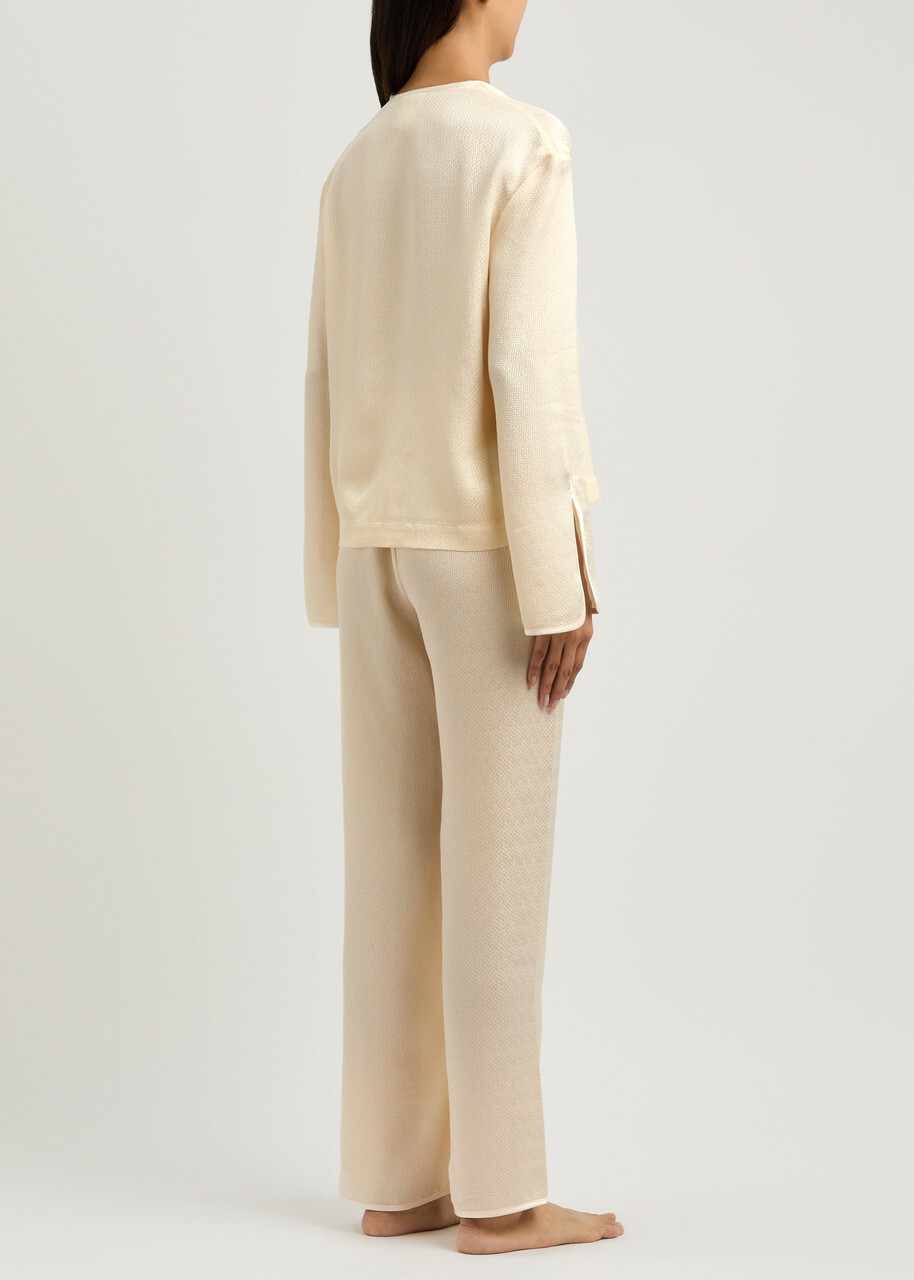 Sleeper Louis Jacquard Pyjama set Cream