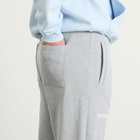 ANNIE HOOD Men's College Straight-Leg Joggers in Grey/Grey
