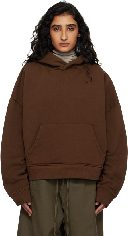 Photo: Entire Studios Brown Heavy Hoodie