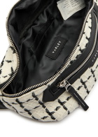 Varley Roby Checked Wool-blend Belt bag - Cream - One Size