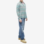 Corridor Men's Acid Plaid Shirt in Fern Meadow