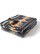 Pendleton - Two-Pack Intarsia Cotton-Blend Throws