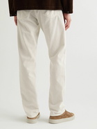 Officine Générale - James Straight-Leg Cotton-Corduroy Trousers - Neutrals