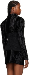Feben Black Corsette Blazer