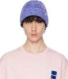 JW Anderson Blue Knitted Beanie