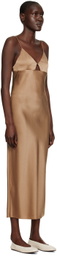 Filippa K Brown Slip Maxi Dress