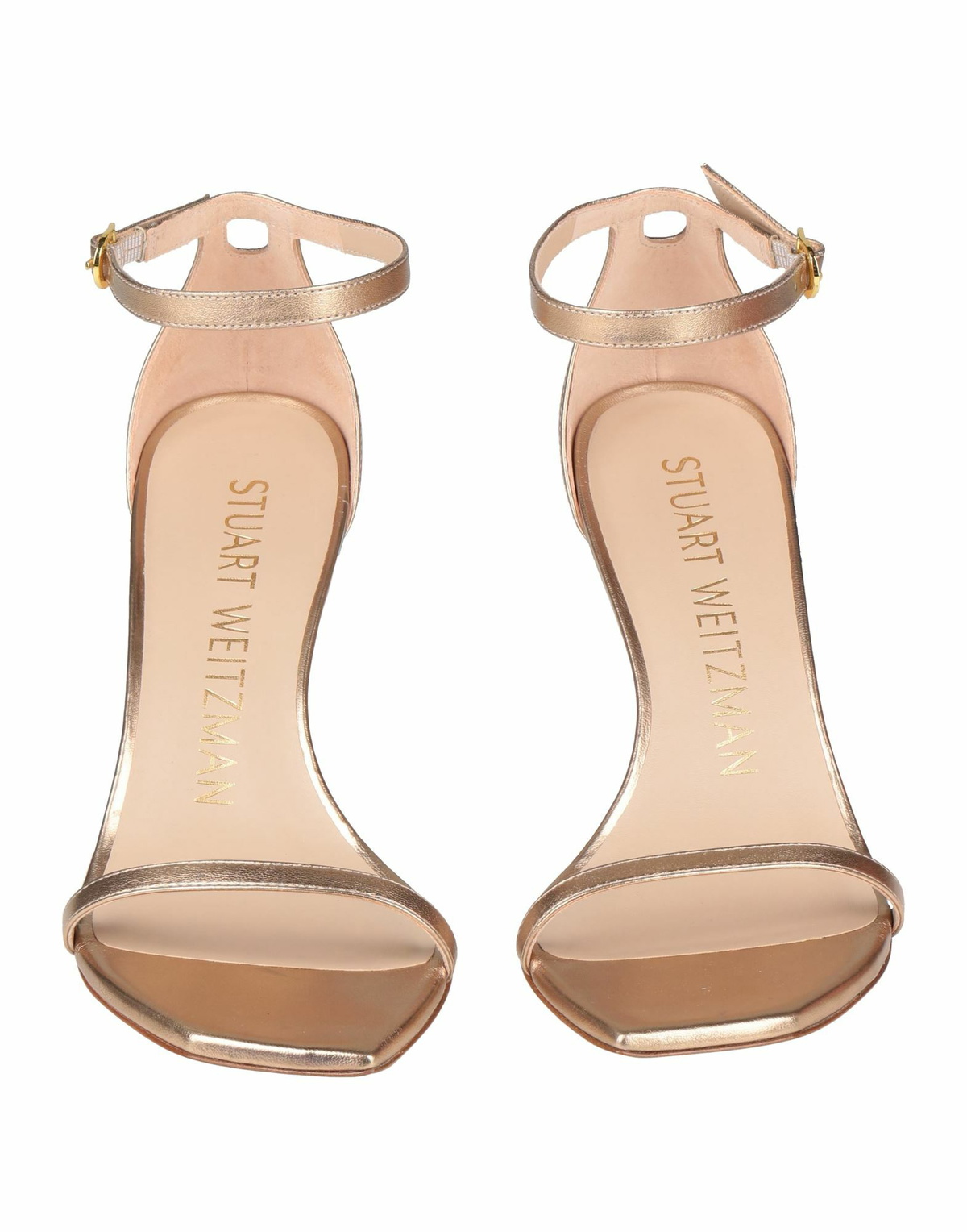 Stuart Weitzman Womens Sandals in Gold