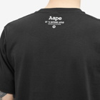 Men's AAPE AAPE Universe T-Shirt in Black