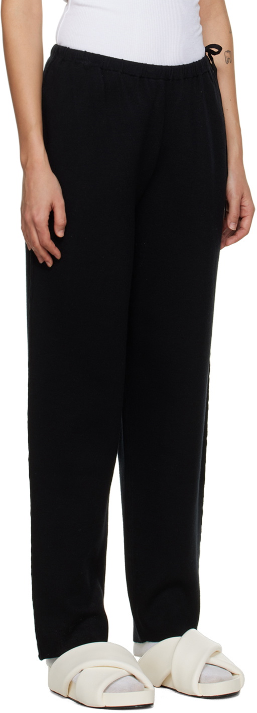 Deiji Studios Black 'The Drawcord' Lounge Pants