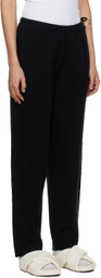 Deiji Studios Black 'The Drawcord' Lounge Pants