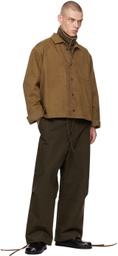 Aviva Jifei Xue Brown Boxy Shirt