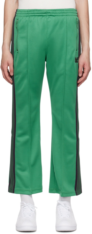 Photo: NEEDLES Green Pinched Seams Track Pants