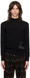 HYEIN SEO Black Military Turtleneck & Gloves Set