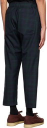 Comme des Garçons Homme Deux Navy Wool & Polyester Trousers