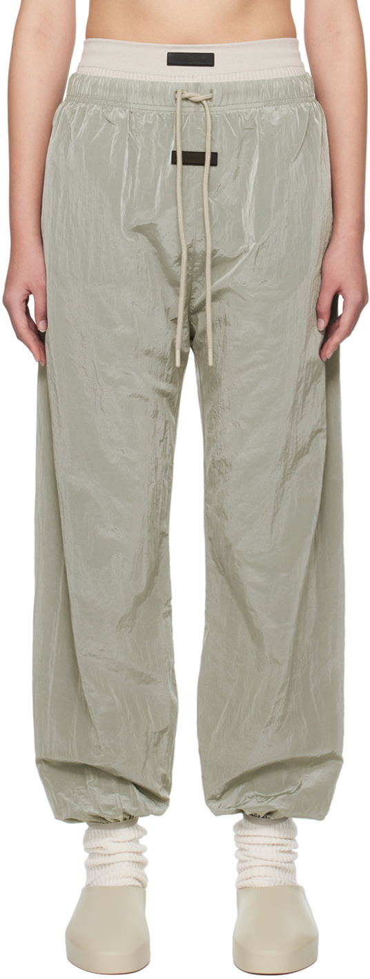 Fear of God ESSENTIALS Gray Drawstring Track Pants Fear Of God Essentials