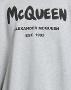 Mcqueen Mens Sweatshirt in Grey