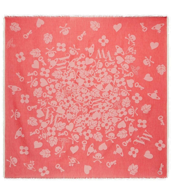 Photo: Vivienne Westwood VW Icons cotton, wool, and silk scarf