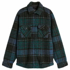 KAVU Men's McCord Creek Fleece Overshirt in Cypress Night