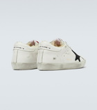 Golden Goose - Super-Star shearling-lined leather sneakers