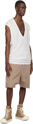 Rick Owens DRKSHDW White Temple Dylan T-shirt