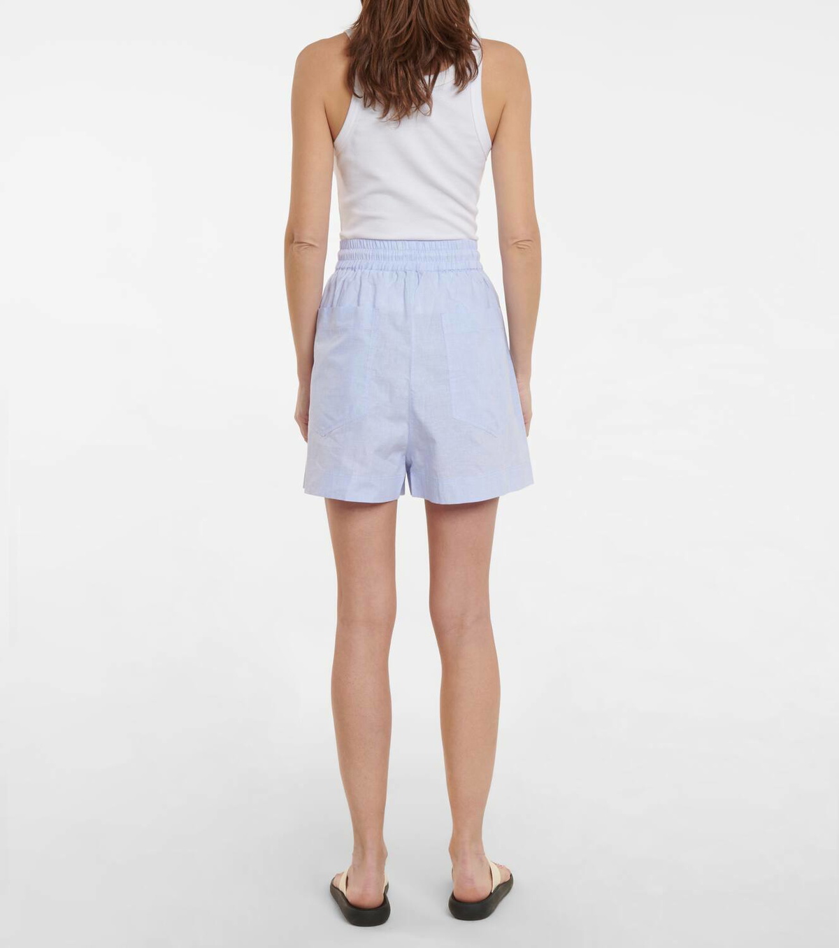 Lee Mathews LM Classic cotton and linen shorts
