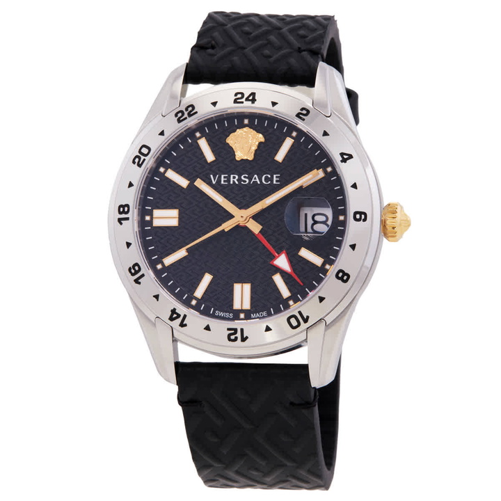 Photo: Versace Greca Time GMT Quartz Mens Watch VE7C00123