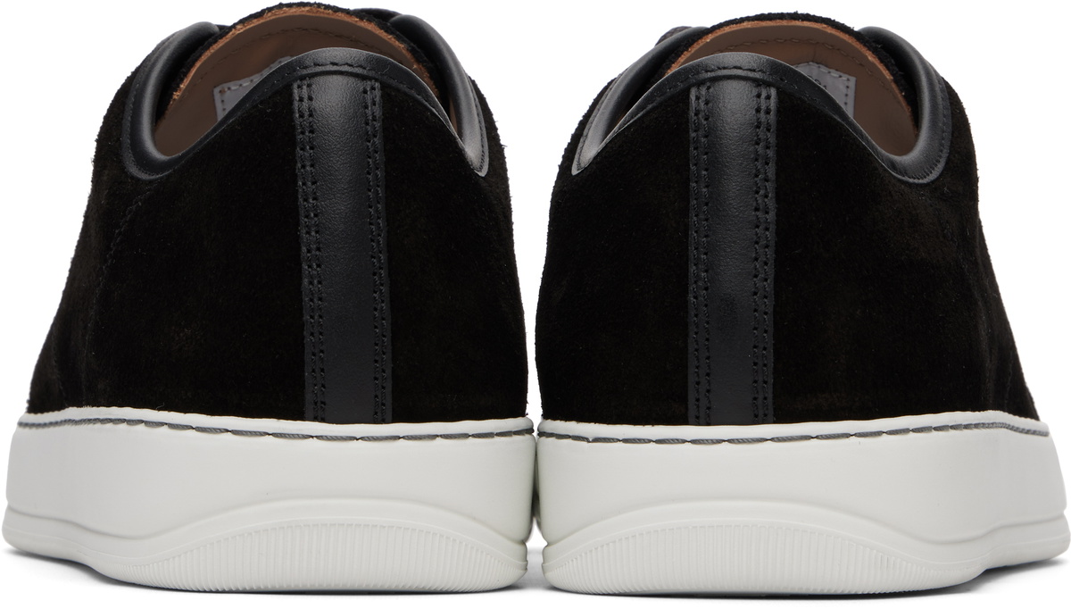 Lanvin Black DBB1 Leather & Suede Sneakers