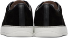 Lanvin Black DBB1 Leather & Suede Sneakers