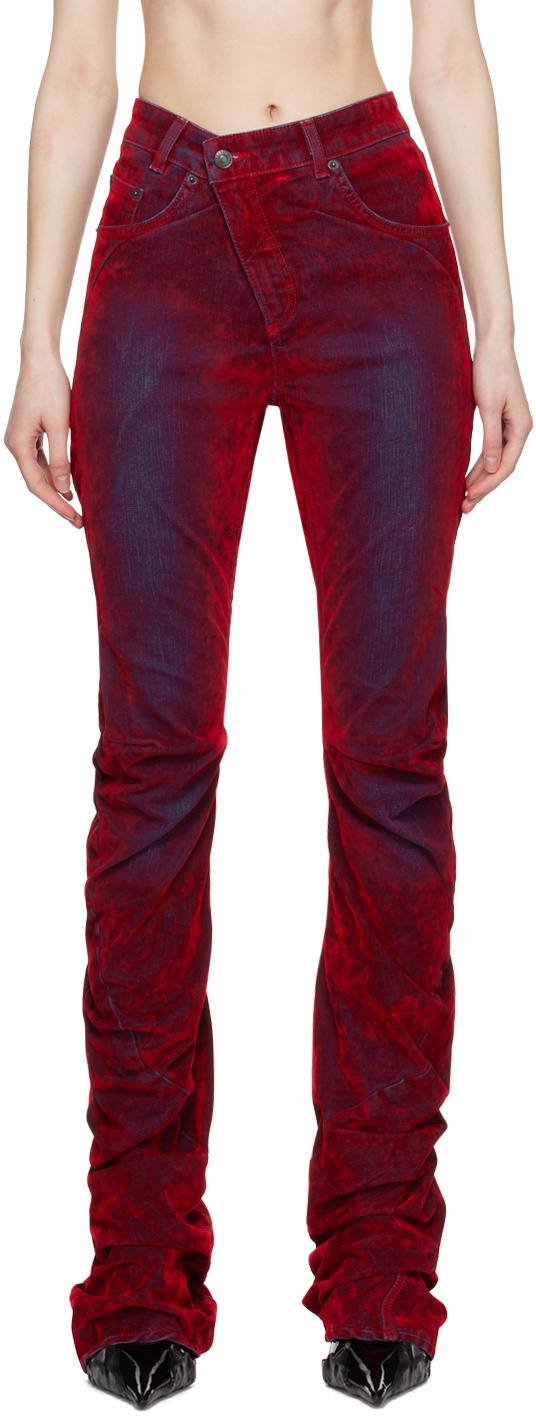Ottolinger Red Drape Jeans Ottolinger