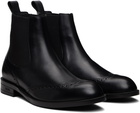BOSS Black Leather Chelsea Boots