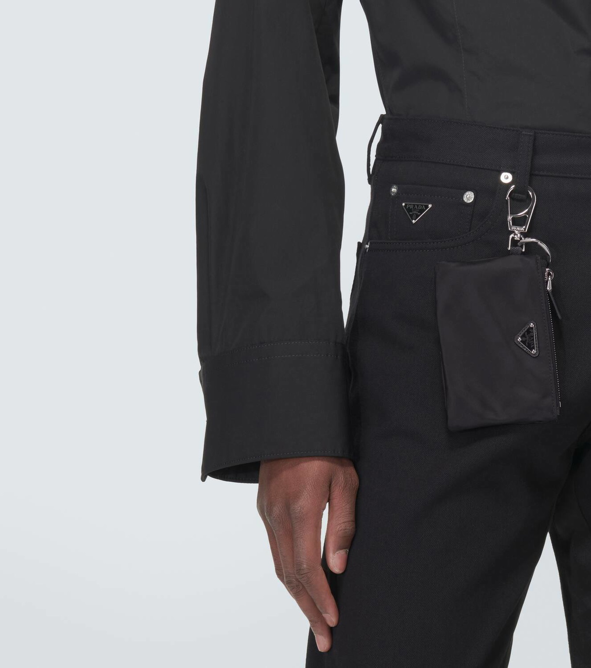 Prada Re-Nylon keyring
