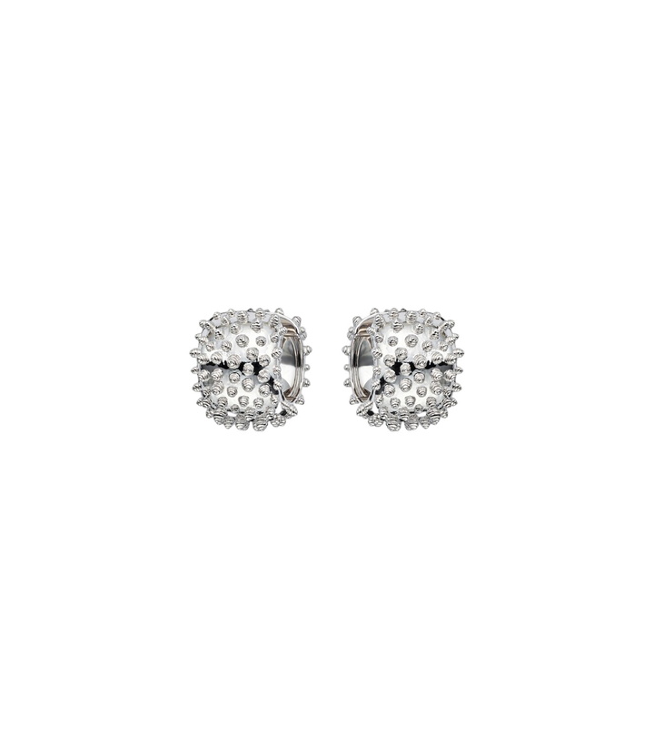 Photo: Yvonne Léon Picots 9kt white gold (375/1000) hoop earrings