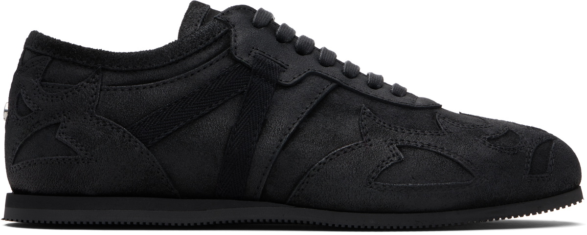 Ann Demeulemeester Black Milton Low-Top Boxing Sneakers