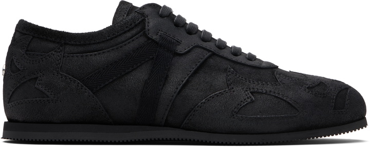 Photo: Ann Demeulemeester Black Milton Low-Top Boxing Sneakers