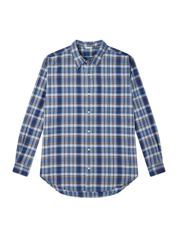 Photo: Aimé Leon Dore - Checked Cotton Shirt - Blue