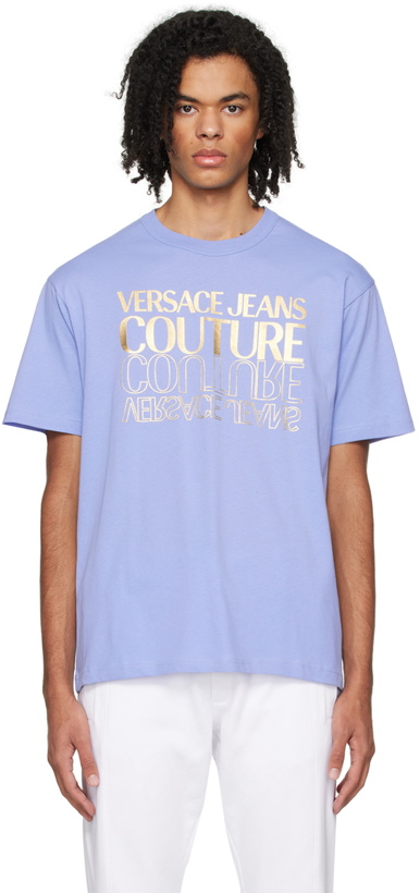 Photo: Versace Jeans Couture Blue Bonded T-Shirt
