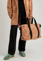 Rains Hilo Weekend Small Rubberised Holdall - Peach - One Size