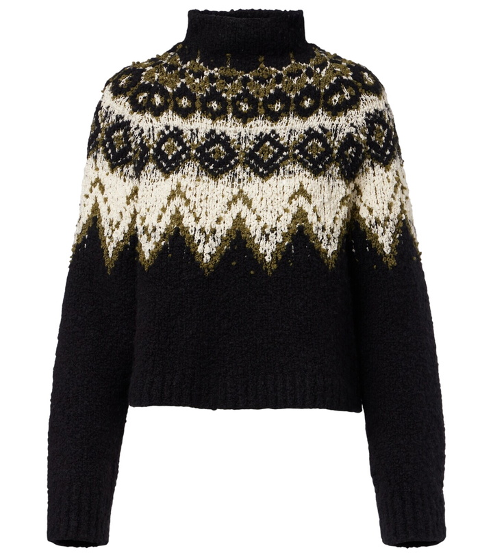 Photo: Proenza Schouler Lizzy fair isle cotton turtleneck sweater