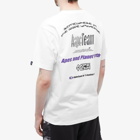 Men's AAPE Metaverse Moon Face T-Shirt in White