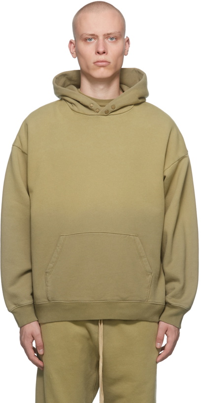 Photo: Fear of God Green Faded Hoodie