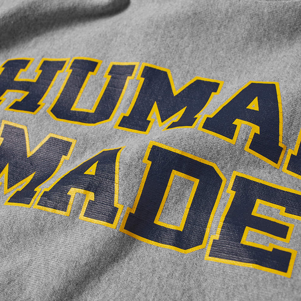 Human Made Pizza Hoody in Grey Human Made